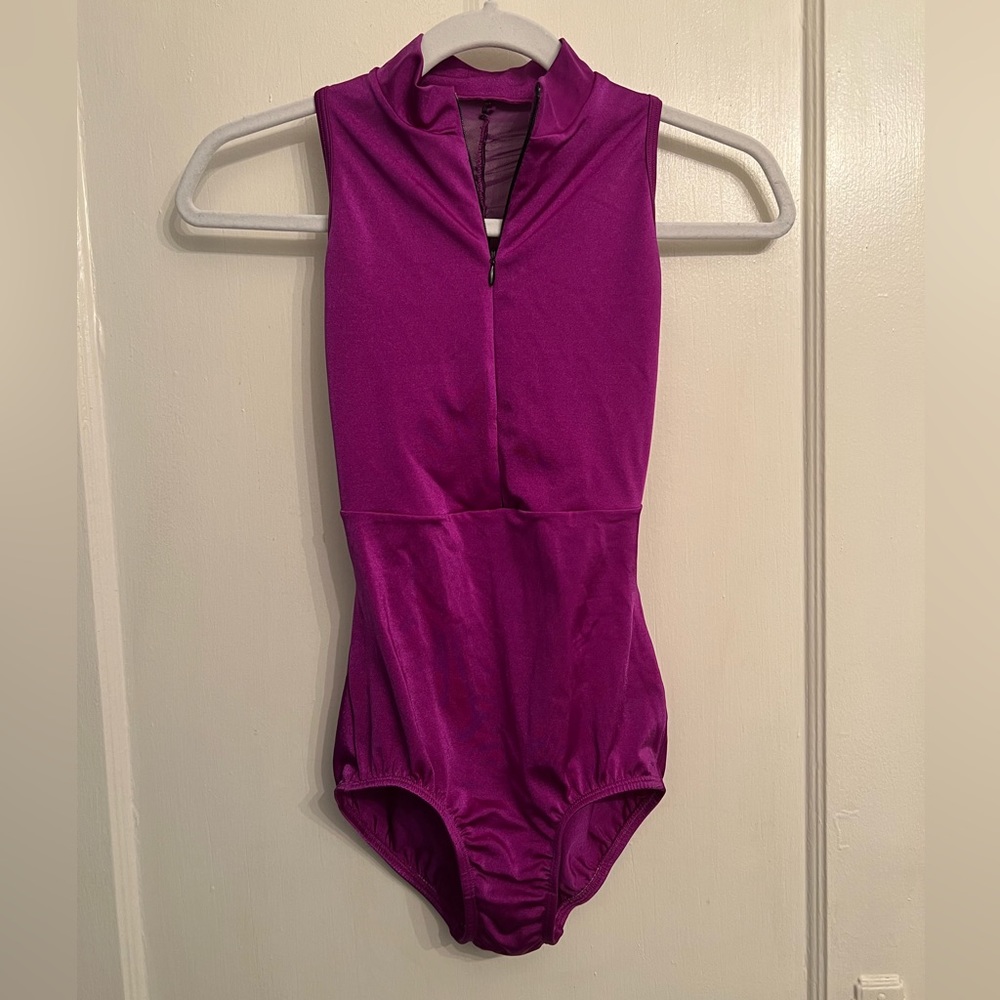 purple ballet leotard